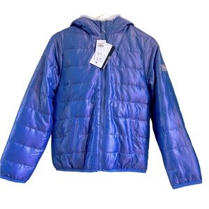 Abercrombie Kids hooded puffer coat size 11/12